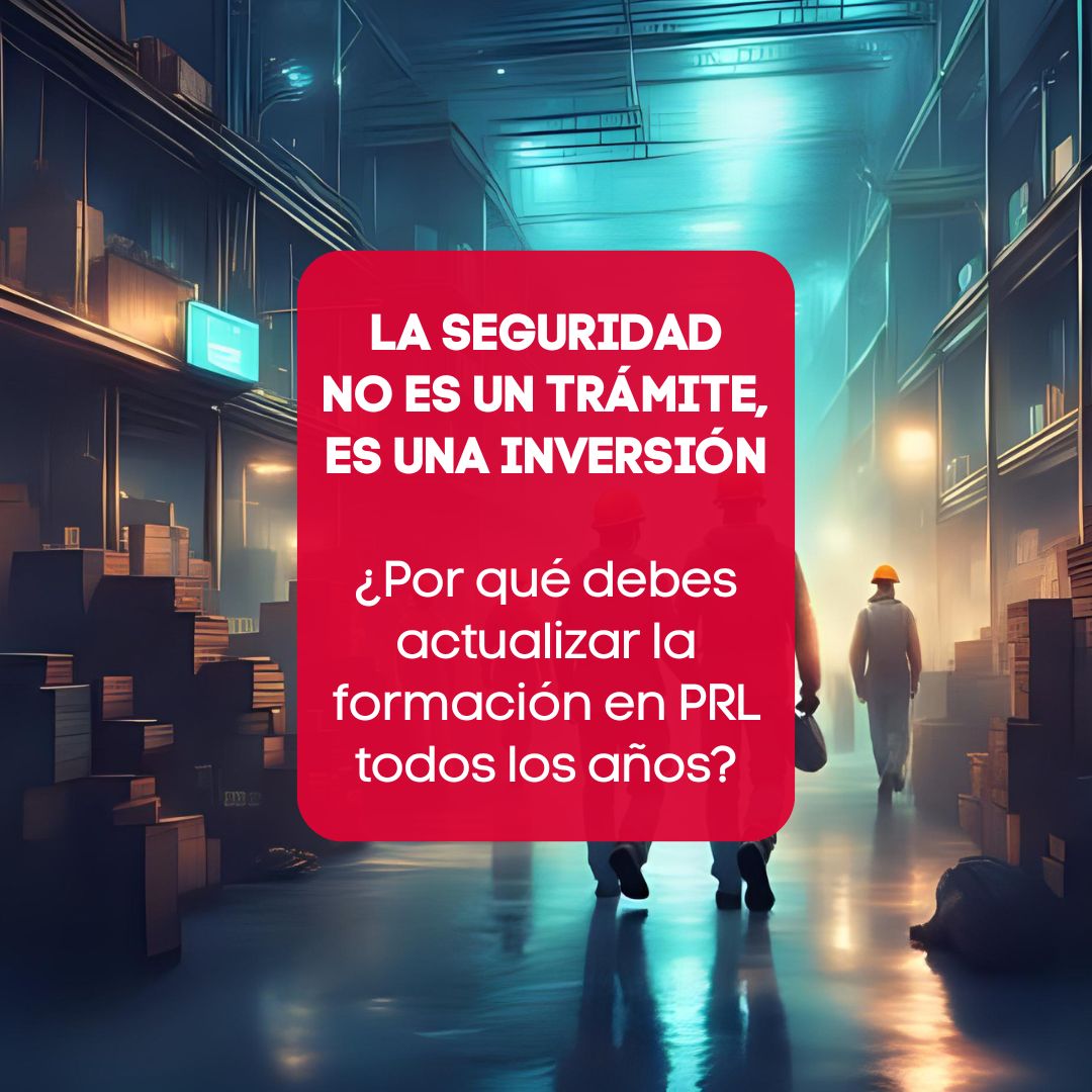 Formación PRL. Debes renovarla anualmente. Gesfor Group. Gesfor Formación. iPrevención.